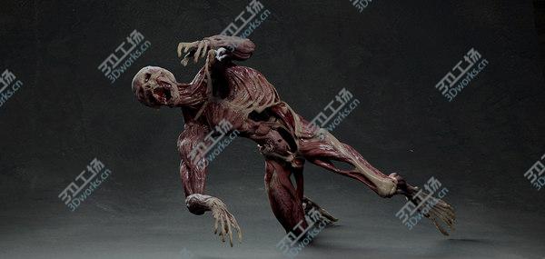 images/goods_img/20210312/Skinned Zombie 3D model/3.jpg